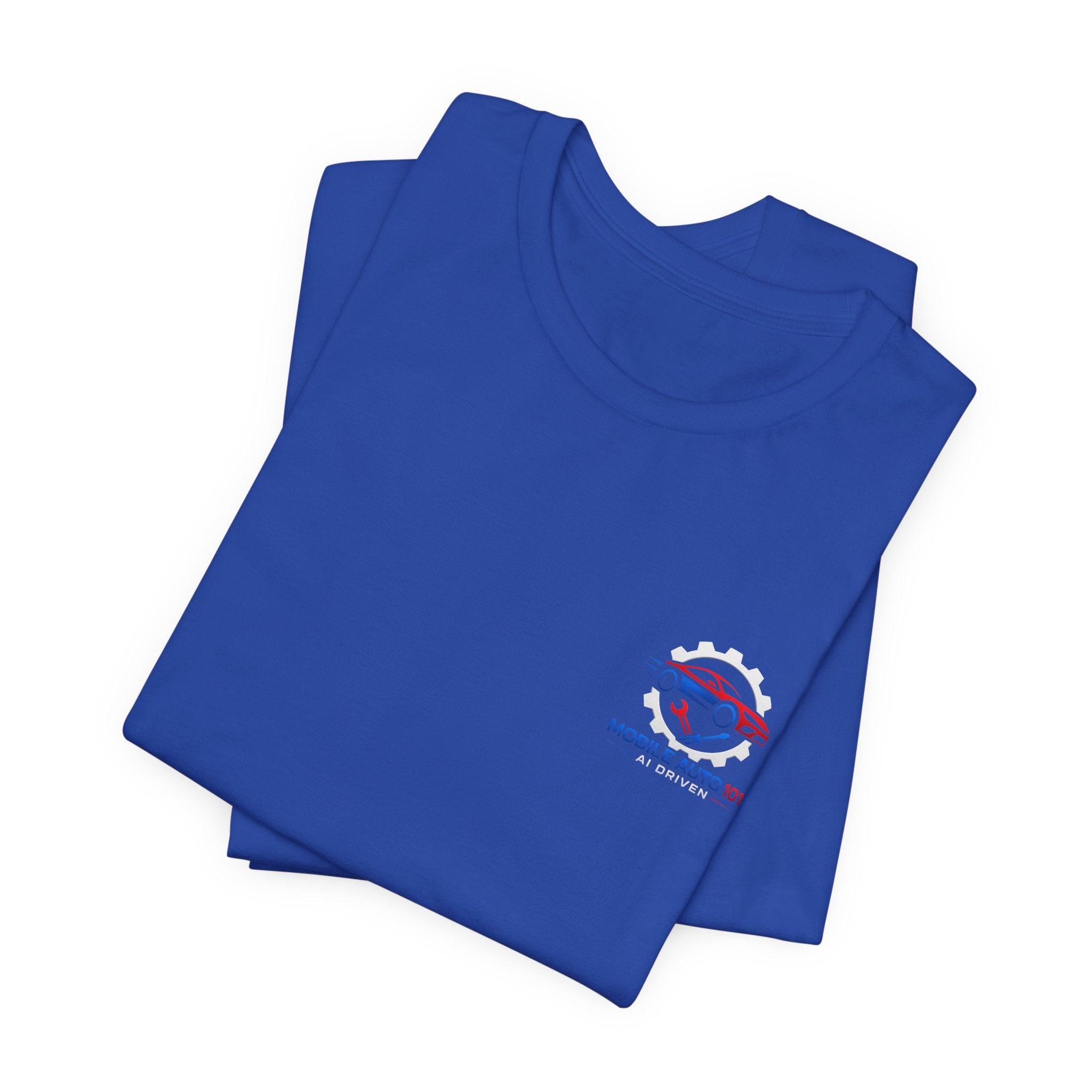 Mobile Auto 101 3rd Ed. (front and back design)-Unisex Jersey Short Sleeve Tee