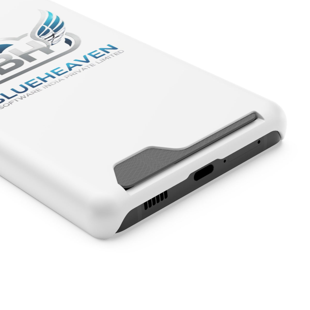 BlueHeaven Logo Phone Case with Card Holder