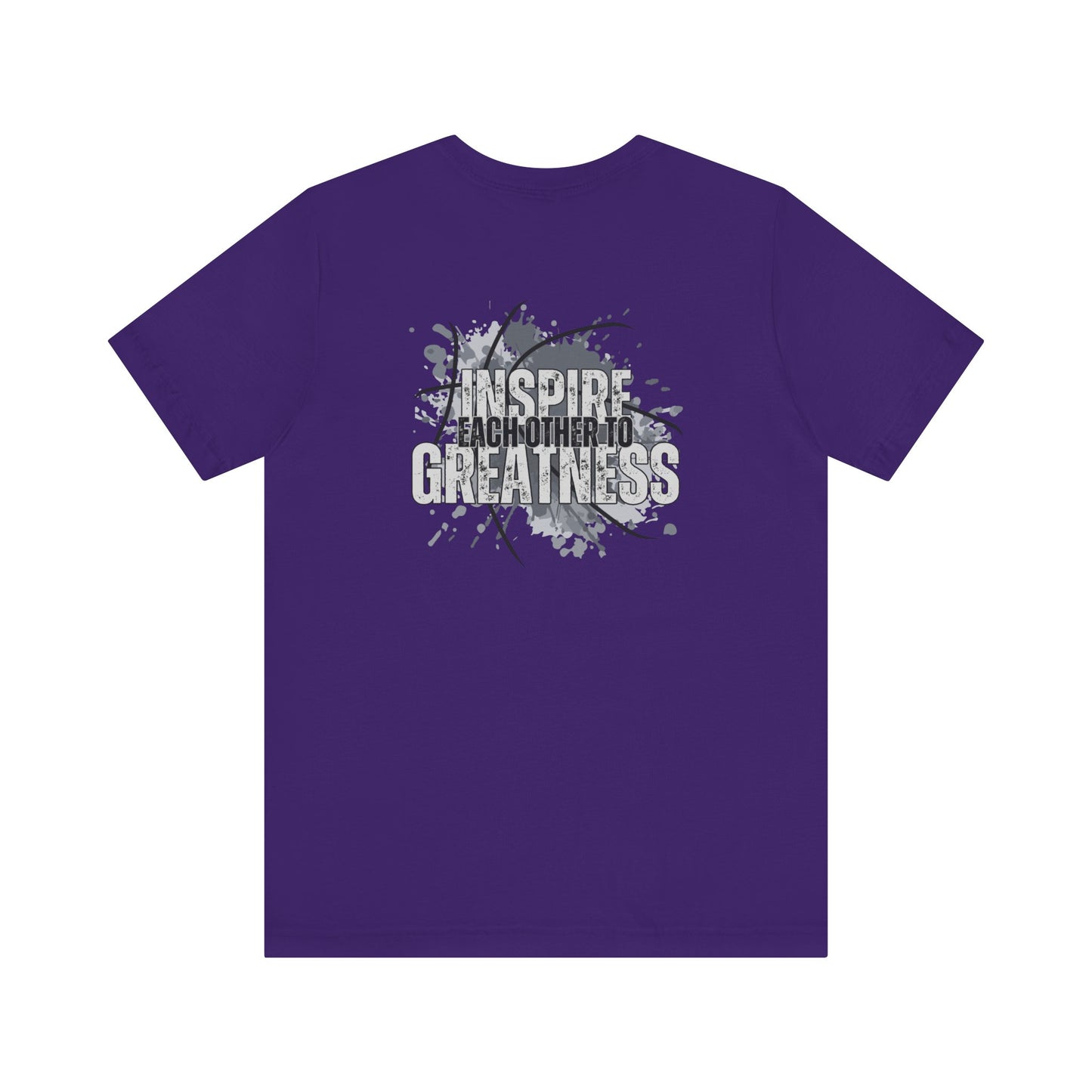 Inspire Each Other to Greatness-Double Sided Print-Unisex Jersey Short Sleeve Tee