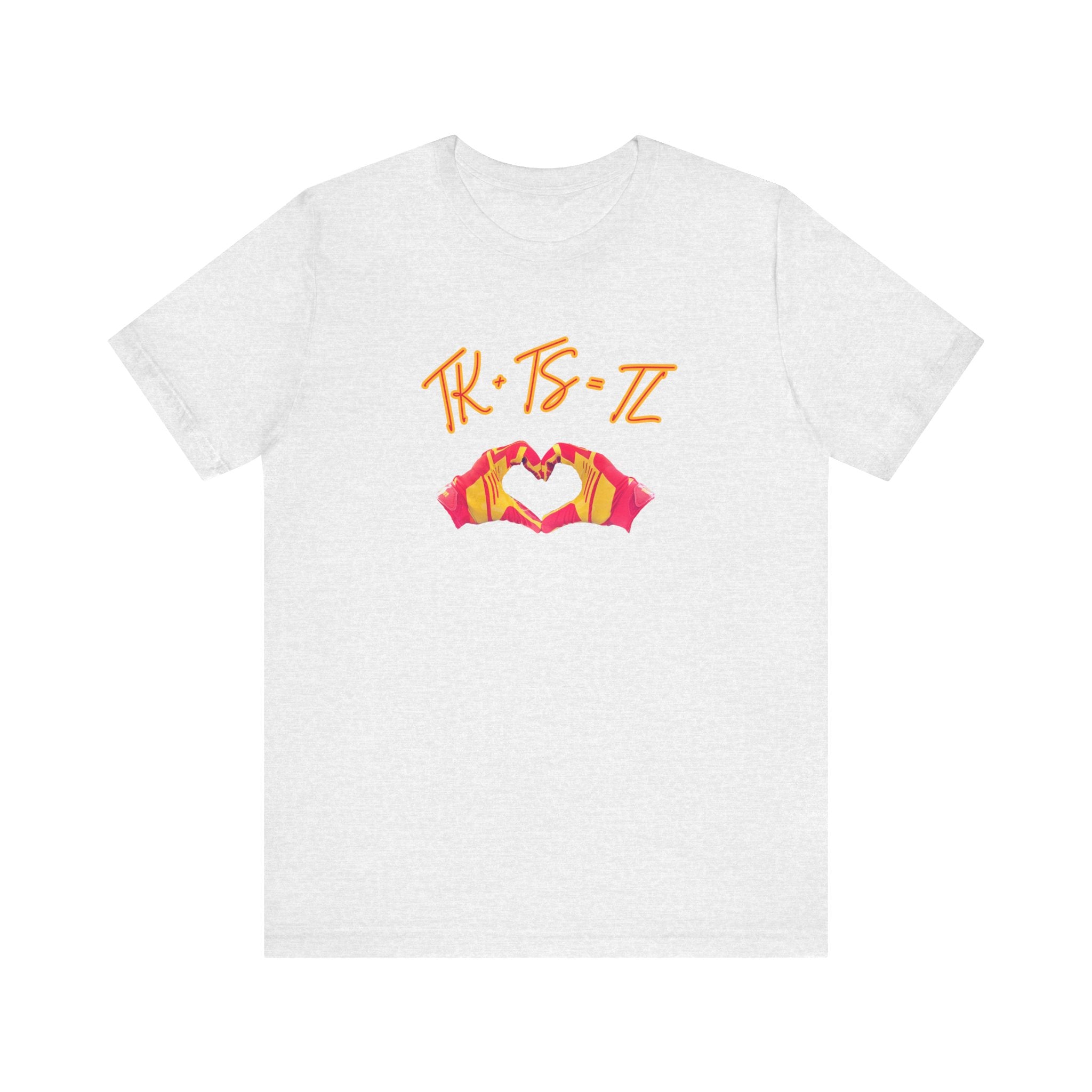 SWELCE TK+TS=TL Original Love Glove Design (Vers#3 for WHITE) Jersey-Unisex Jersey Short Sleeve Tee