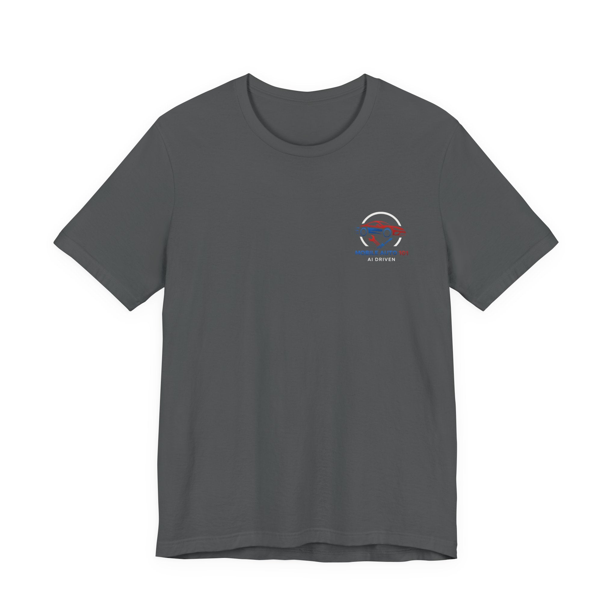 Mobile Auto 101 2nd Ed. (front and back design)-Unisex Jersey Short Sleeve Tee