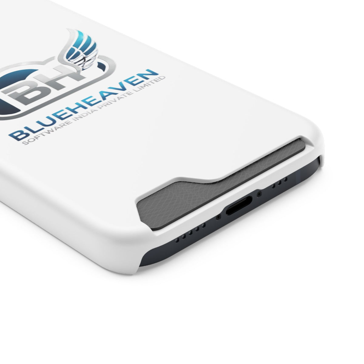 BlueHeaven Logo Phone Case with Card Holder