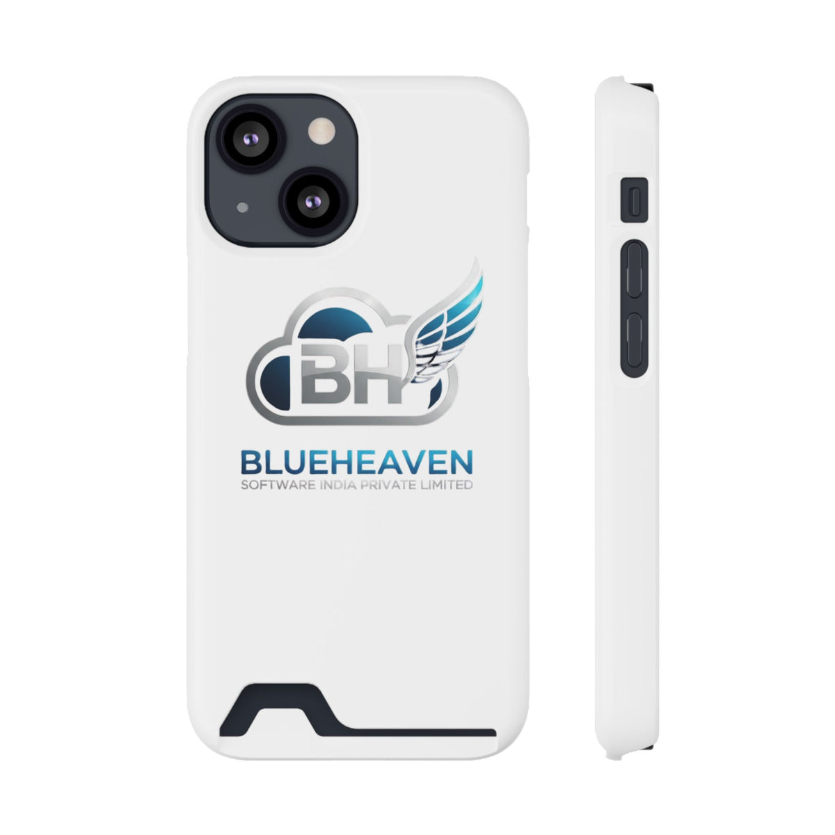 BlueHeaven Logo Phone Case with Card Holder