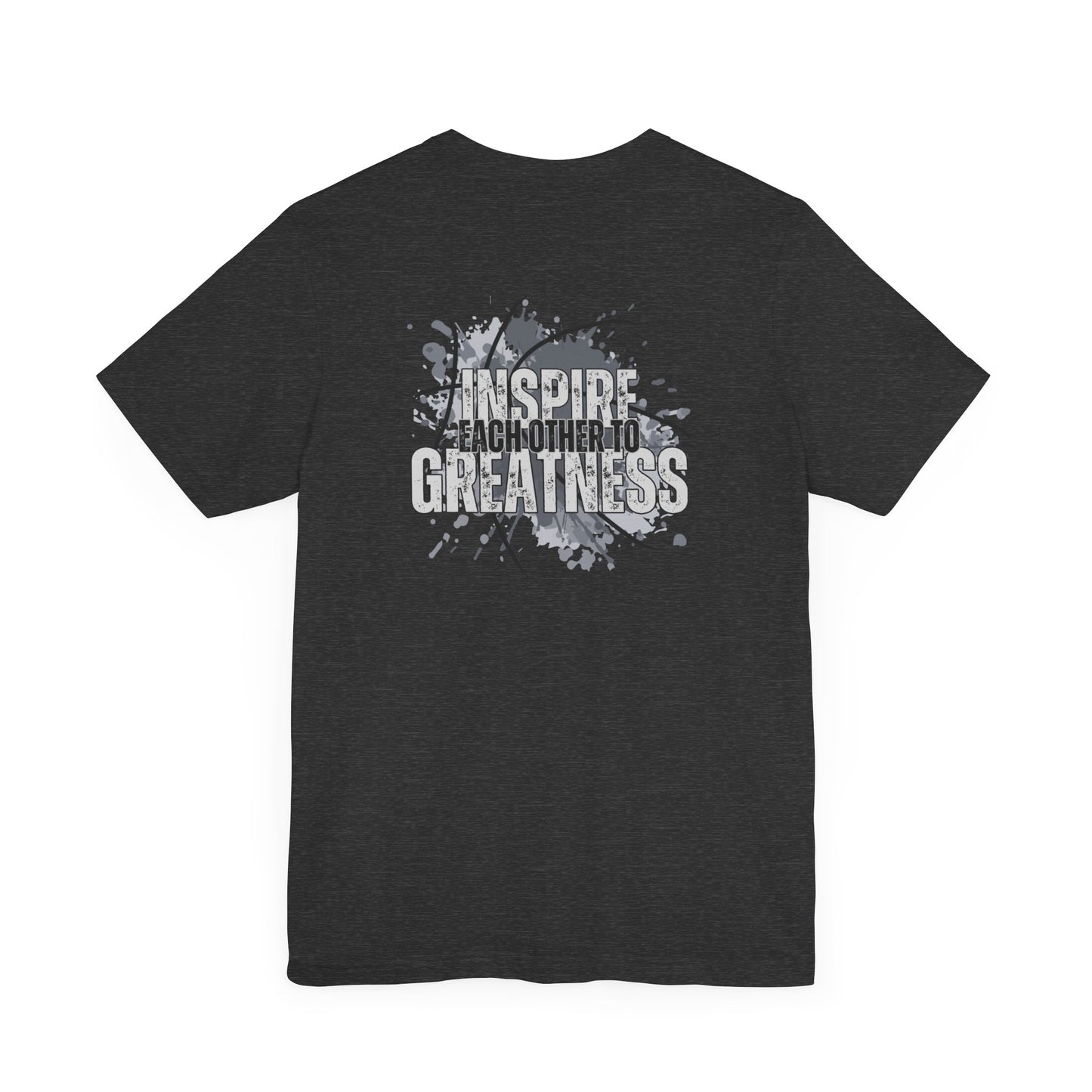 Inspire Each Other to Greatness-Double Sided Print-Unisex Jersey Short Sleeve Tee