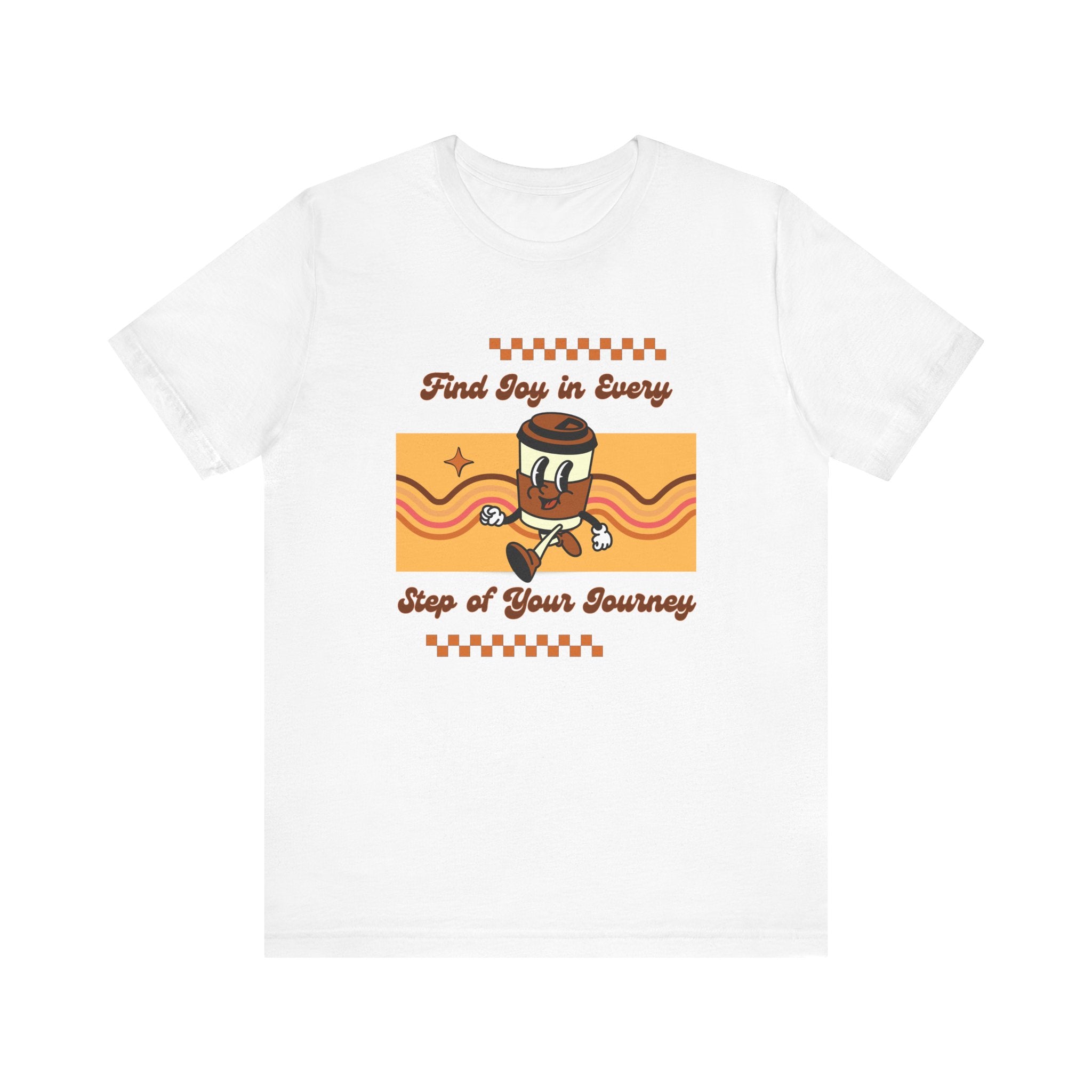 Find Joy in Every Step of Your Journey-Unisex Jersey Short Sleeve Tee