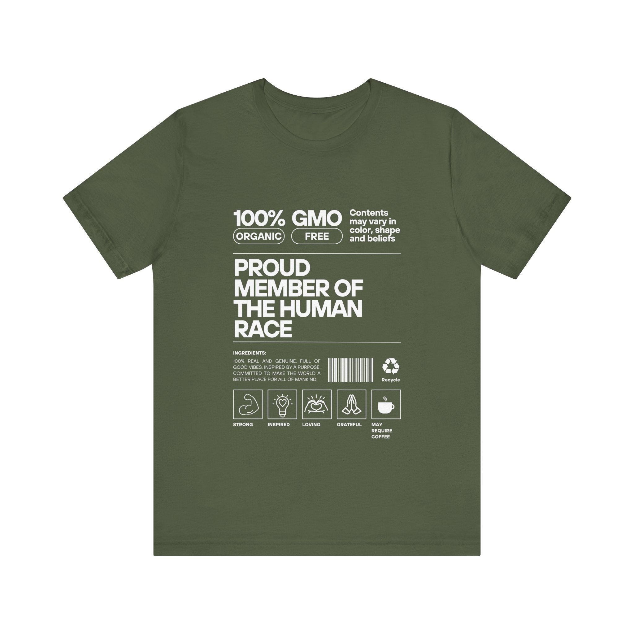Proud Member of the Human Race-Unisex Jersey Short Sleeve Tee