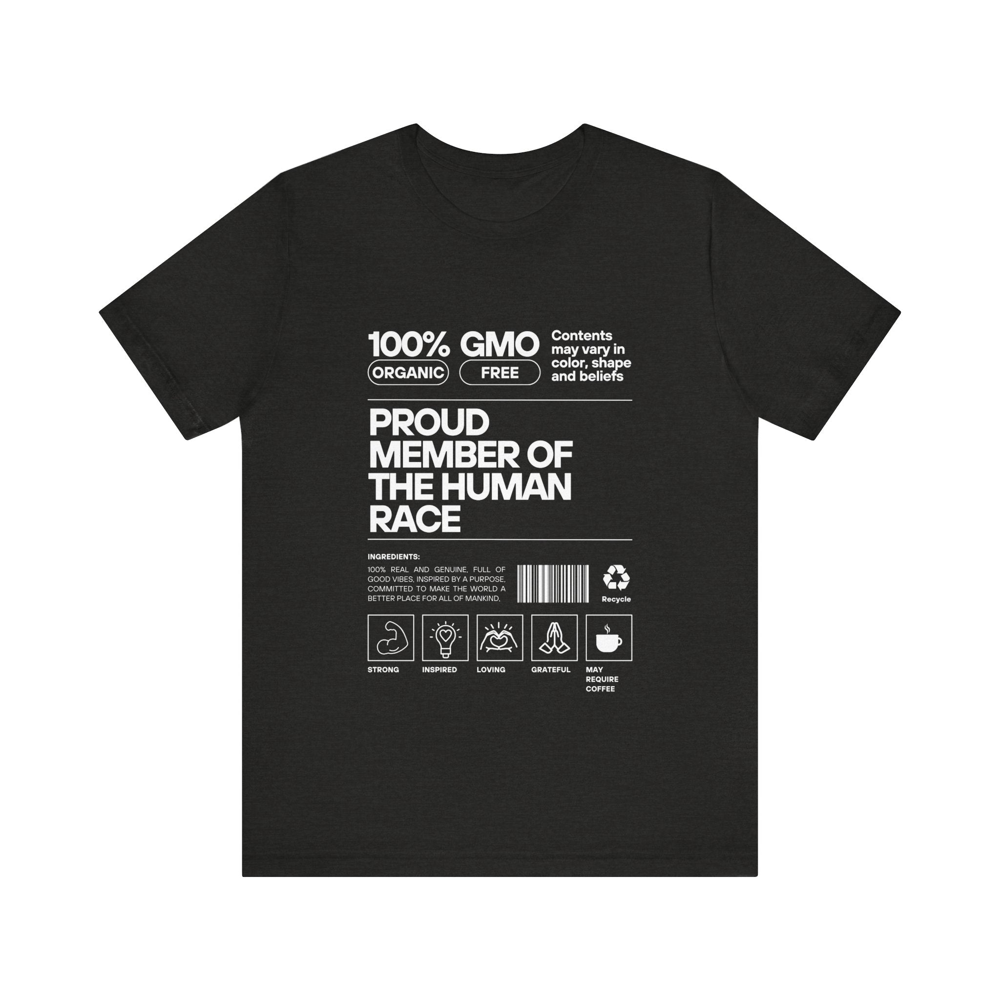Proud Member of the Human Race-Unisex Jersey Short Sleeve Tee