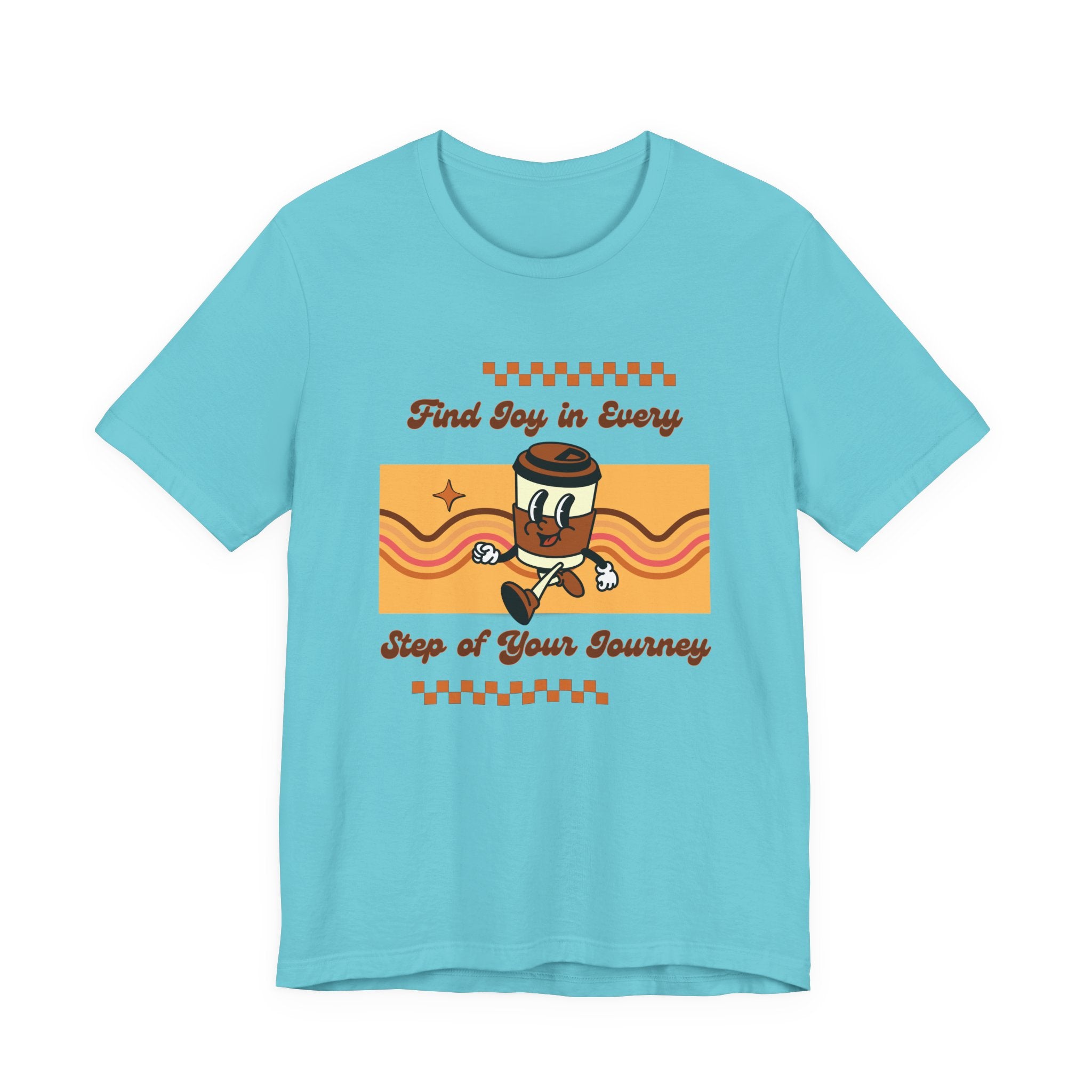 Find Joy in Every Step of Your Journey-Unisex Jersey Short Sleeve Tee