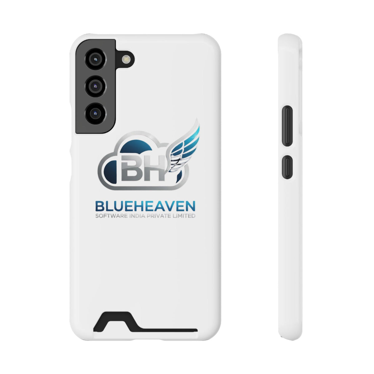 BlueHeaven Logo Phone Case with Card Holder