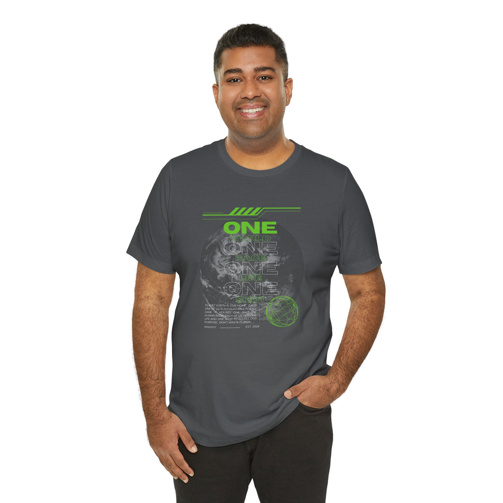 One World-Unisex Jersey Short Sleeve Tee