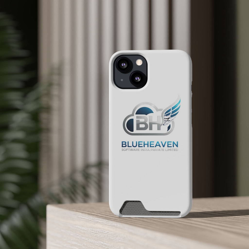 BlueHeaven Logo Phone Case with Card Holder