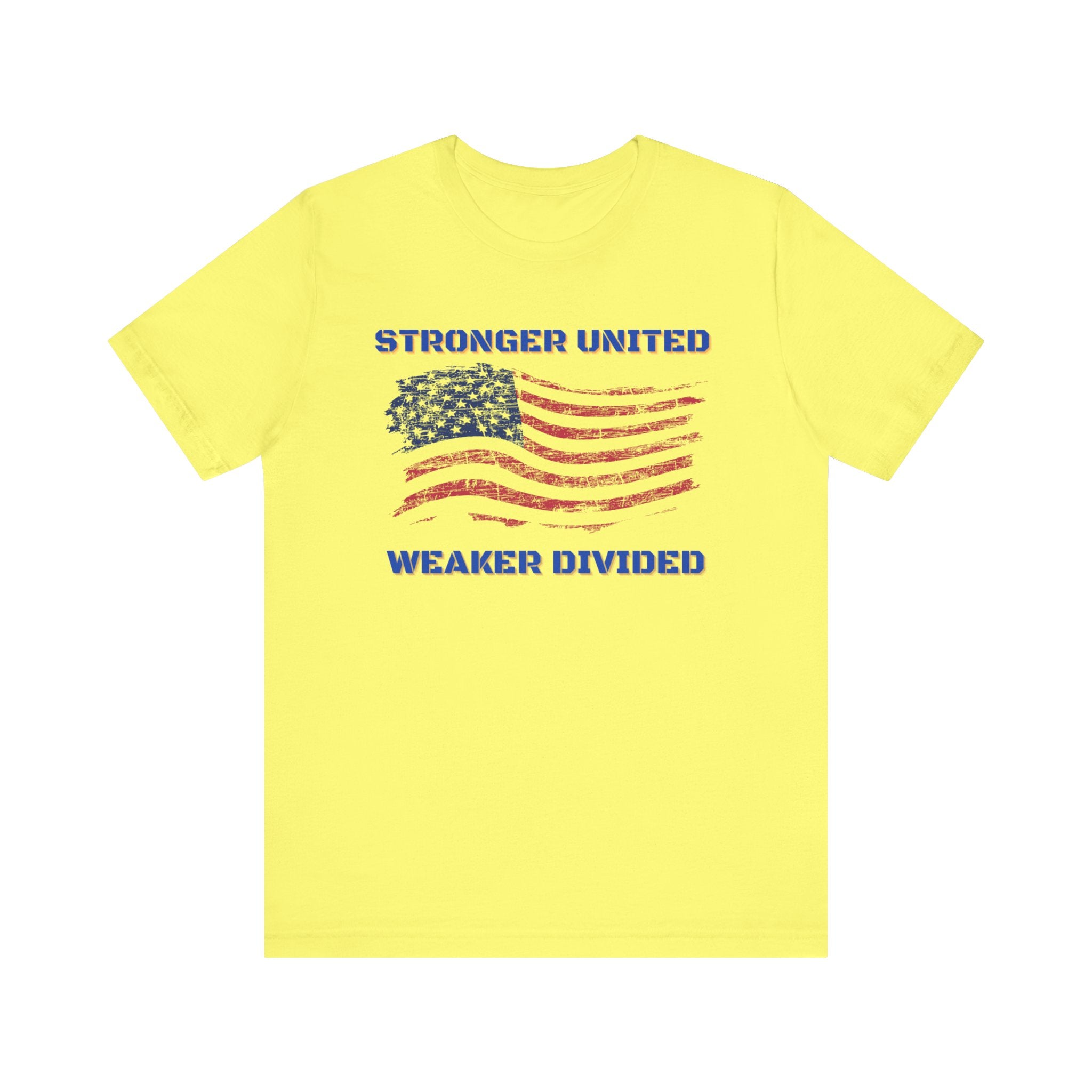 Stronger United Weaker Divided-Unisex Jersey Short Sleeve Tee