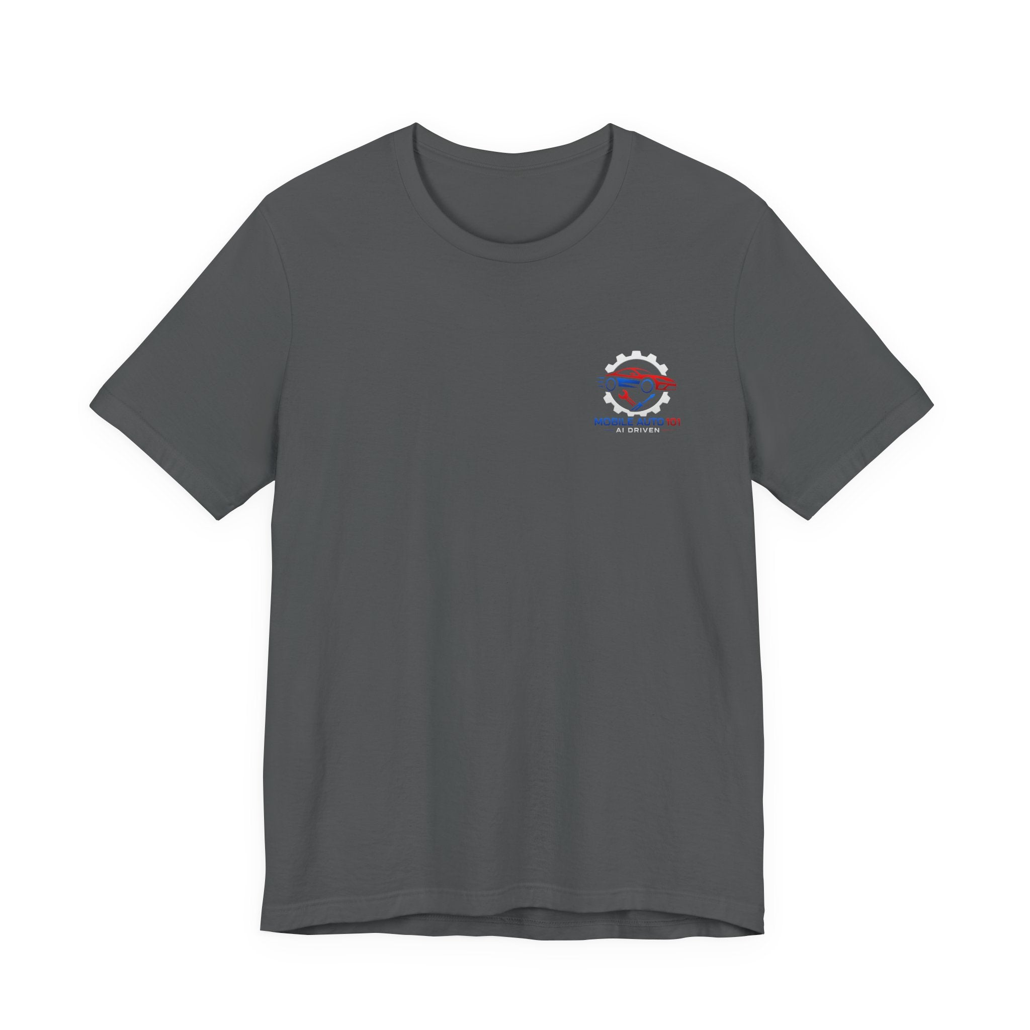 Mobile Auto 101 3rd Ed. (front and back design)-Unisex Jersey Short Sleeve Tee