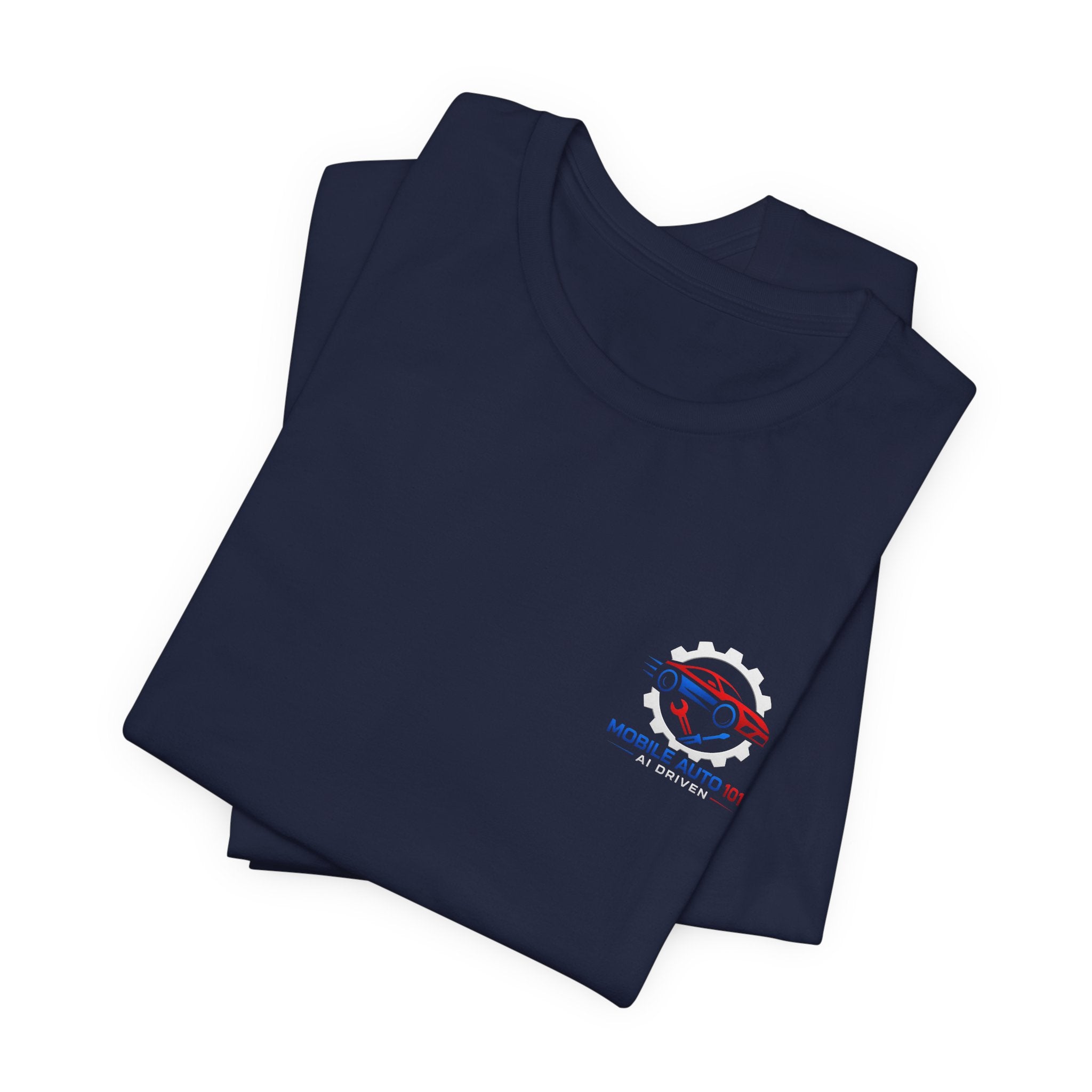 Mobile Auto 101 3rd Ed. (front and back design)-Unisex Jersey Short Sleeve Tee