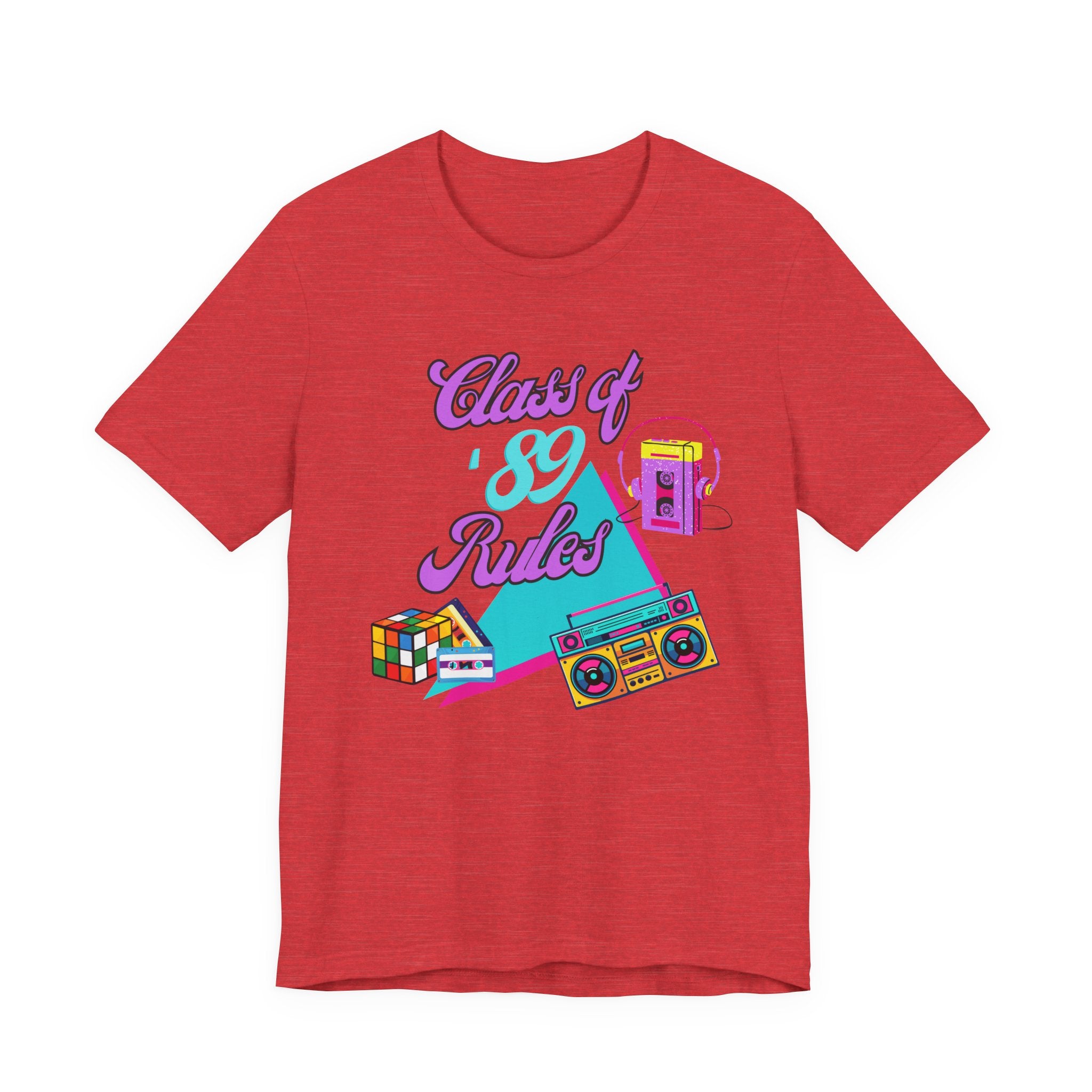 Class of '89 Rules Version 1-Unisex Jersey Short Sleeve Tee