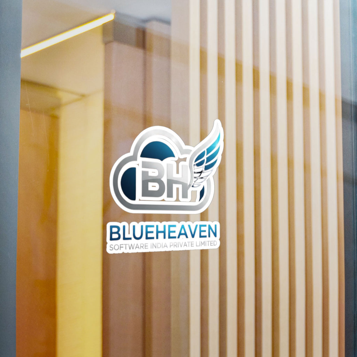 Blueheaven BH Winged Logo Kiss-Cut Vinyl Decal