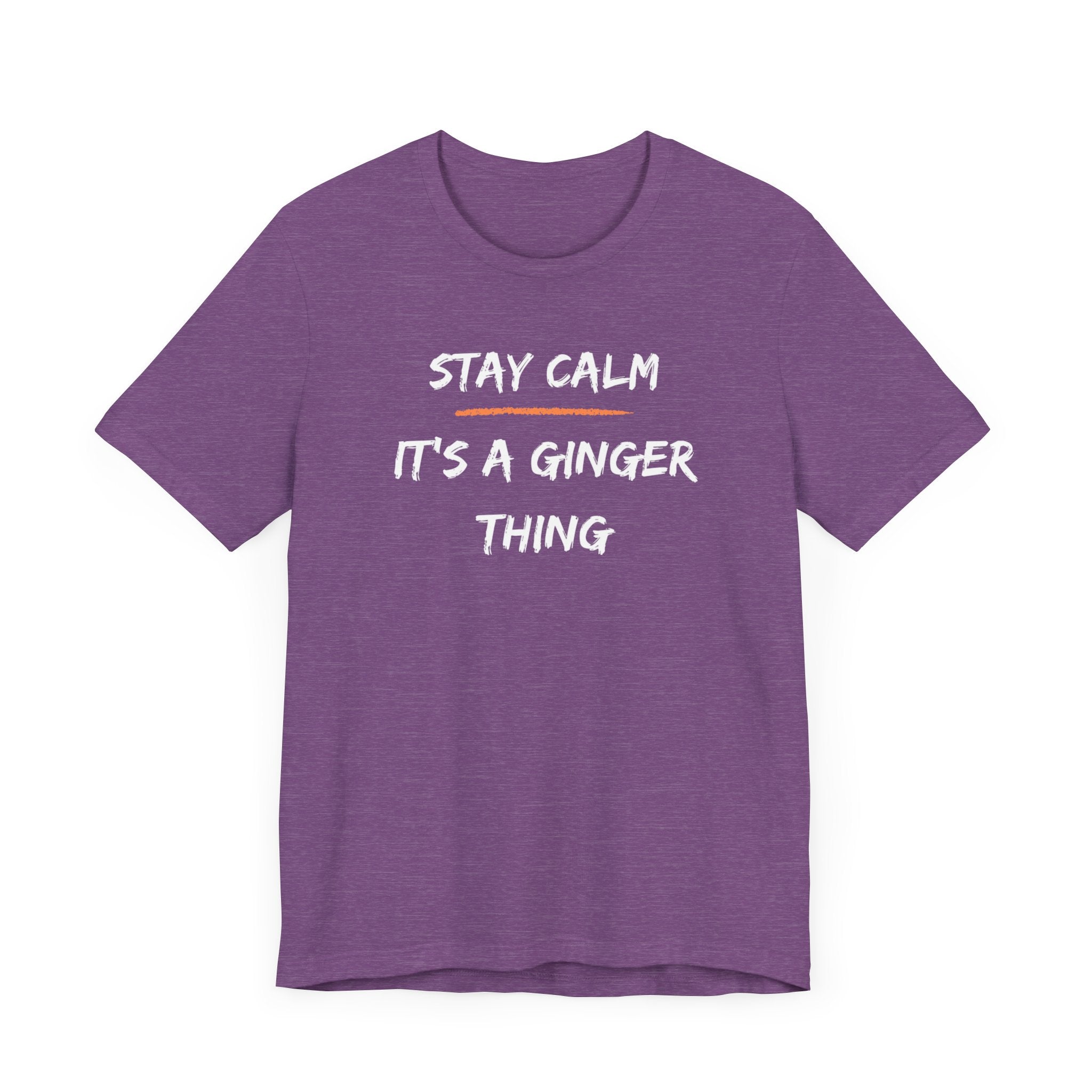 Stay Calm: It's a Ginger Thing-Unisex Jersey Short Sleeve Tee