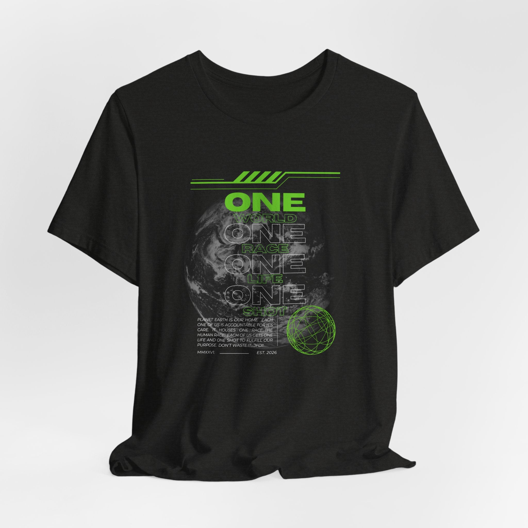 One World-Unisex Jersey Short Sleeve Tee