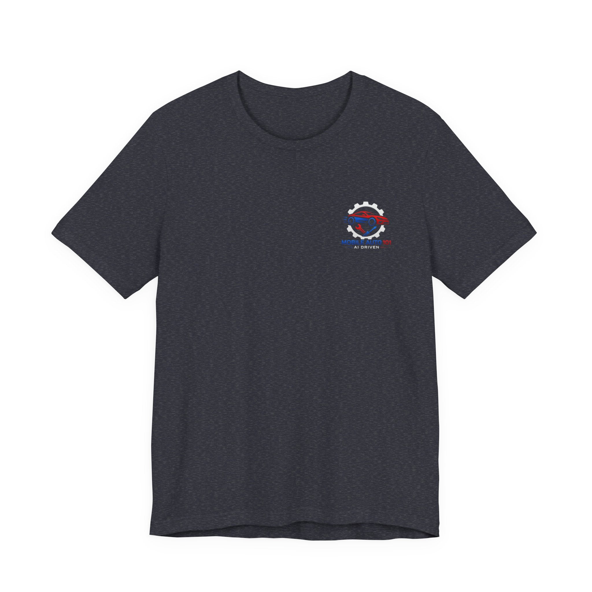 Mobile Auto 101 3rd Ed. (front and back design)-Unisex Jersey Short Sleeve Tee