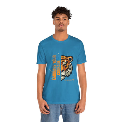 Embrace Your Courage Have Faith-Unisex Jersey Short Sleeve Tee