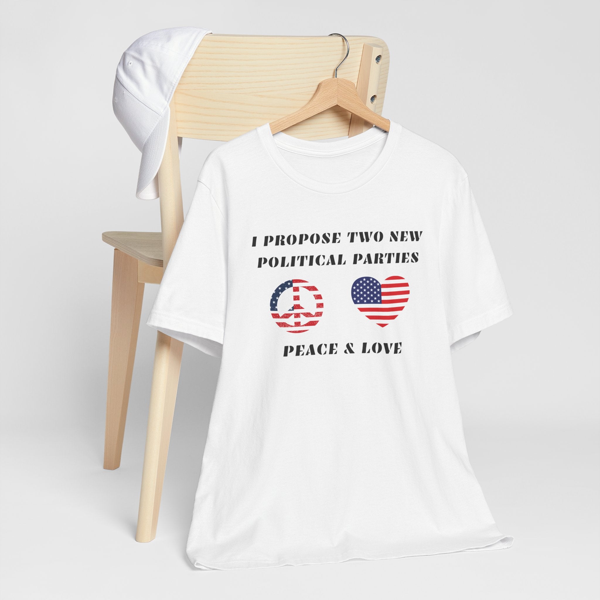 I Propose Two New Political Parties-Unisex Jersey Short Sleeve Tee