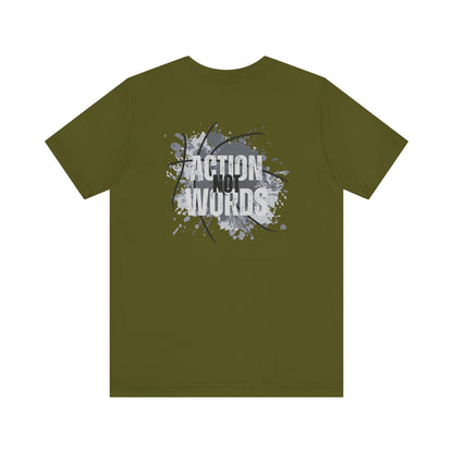 Action Not Words-Unisex Jersey Short Sleeve Tee