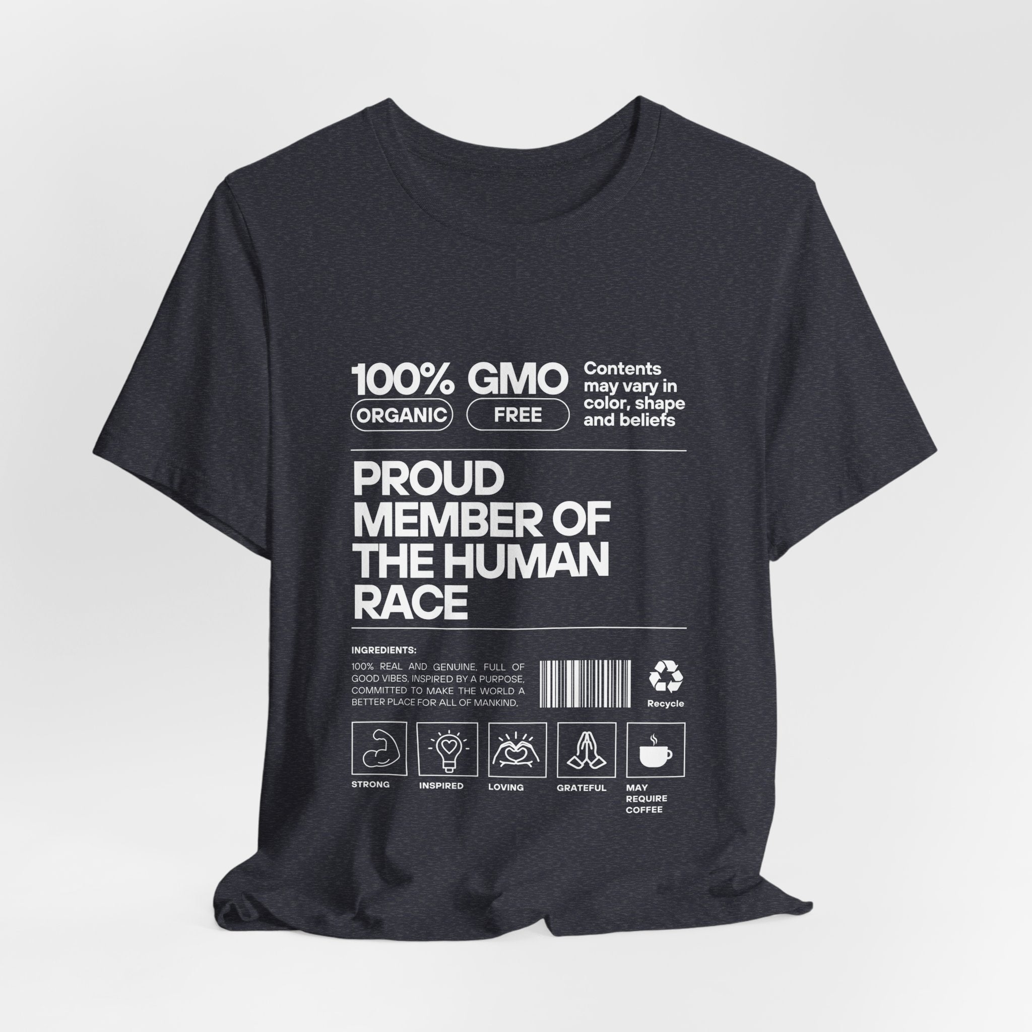 Proud Member of the Human Race-Unisex Jersey Short Sleeve Tee