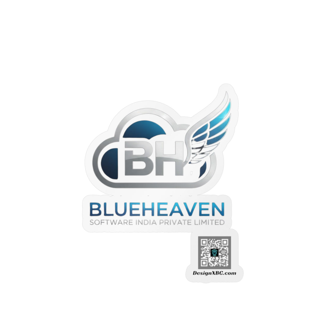 Blueheaven BH Winged Logo Kiss-Cut Vinyl Decal