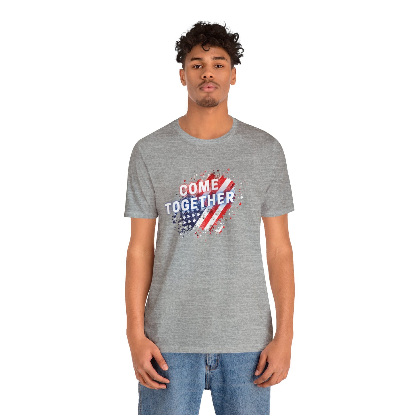 Come Together (Political Unity)-Unisex Jersey Short Sleeve Tee