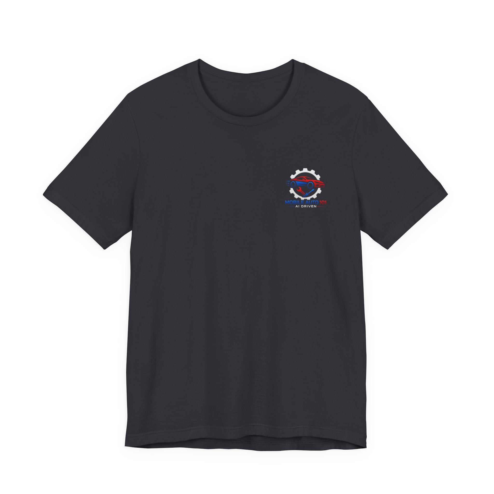 Mobile Auto 101 3rd Ed. (front and back design)-Unisex Jersey Short Sleeve Tee