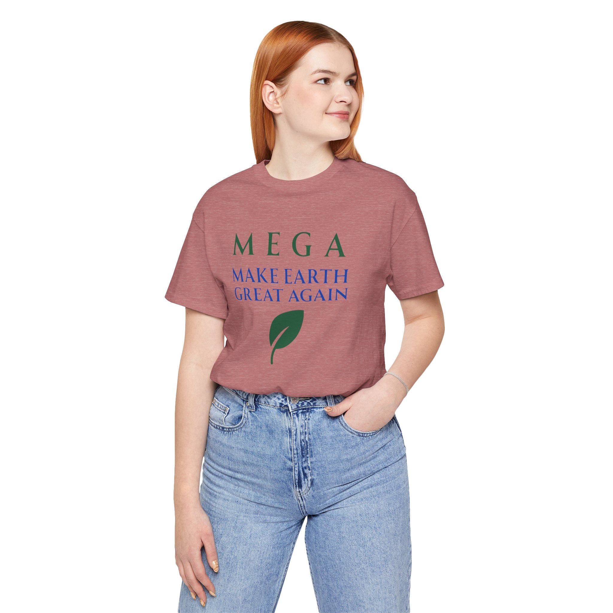 MEGA Make Earth Great Again Version 2-Unisex Jersey Short Sleeve Tee