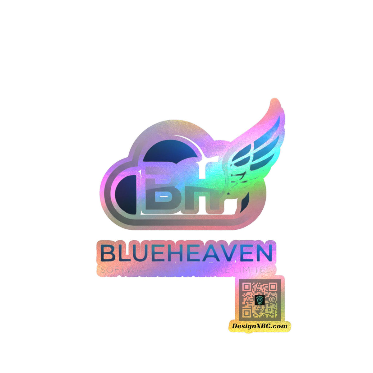 Blueheaven BH Winged Logo Kiss-Cut Vinyl Decal