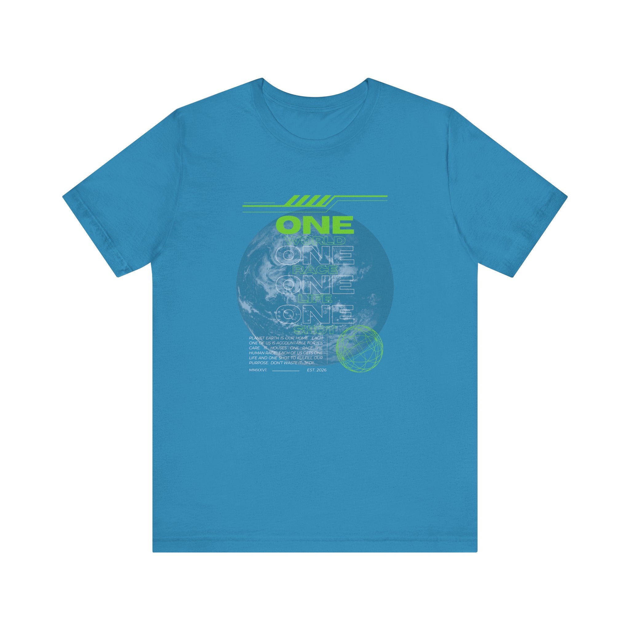 One World-Unisex Jersey Short Sleeve Tee