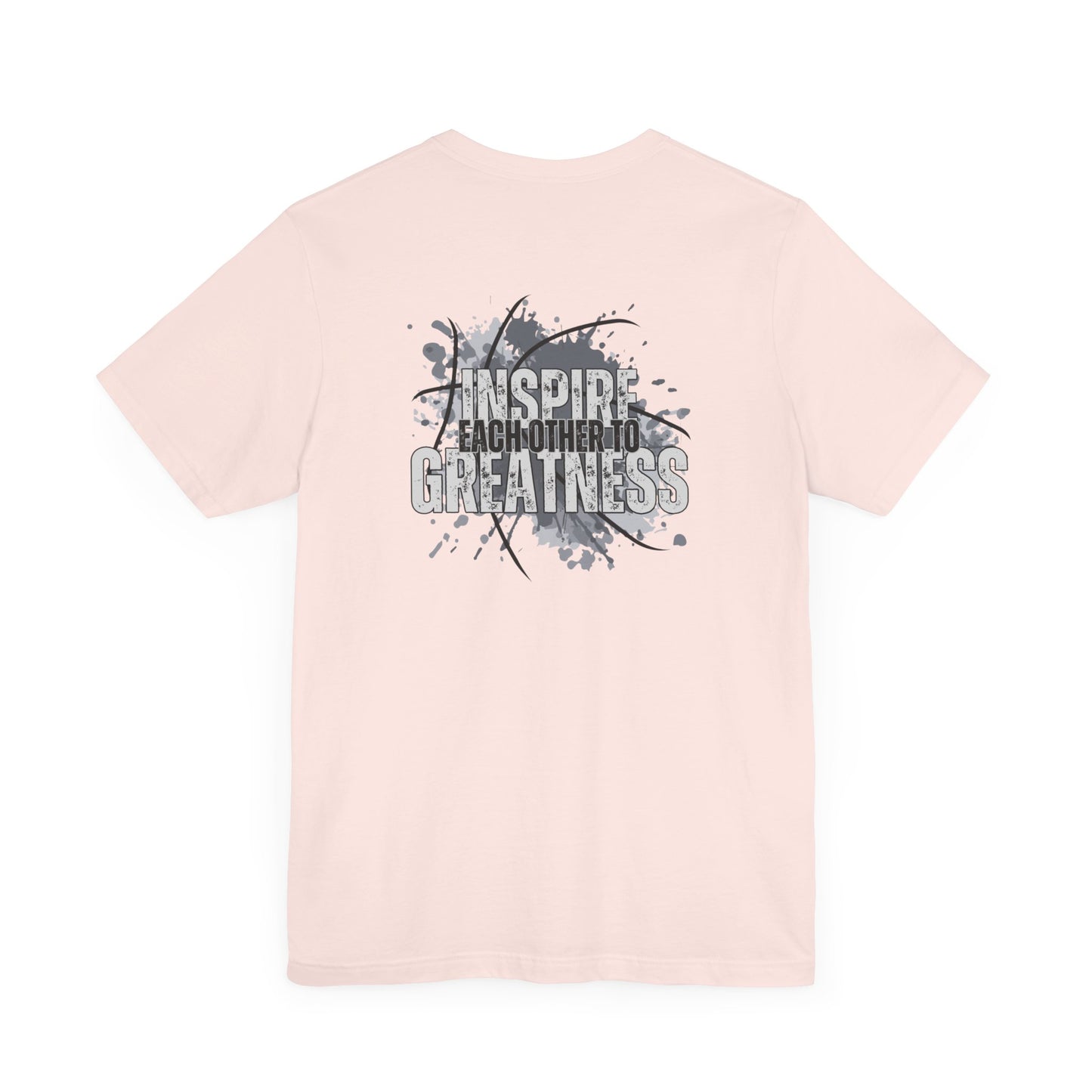 Inspire Each Other to Greatness-Double Sided Print-Unisex Jersey Short Sleeve Tee