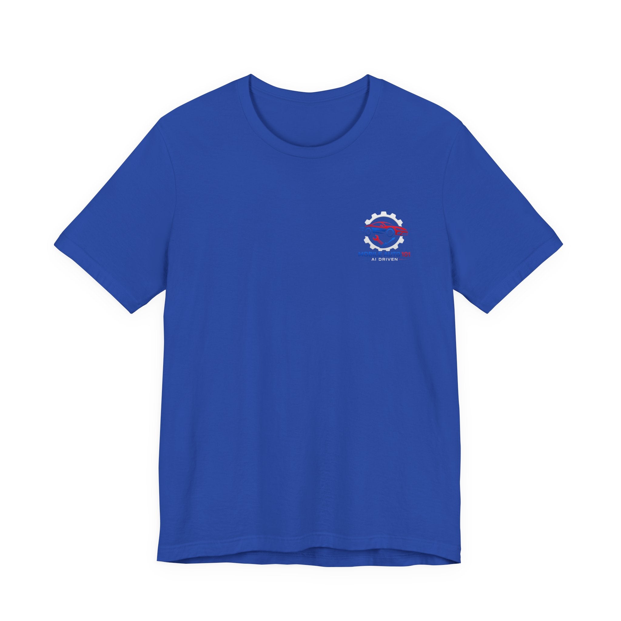 Mobile Auto 101 3rd Ed. (front and back design)-Unisex Jersey Short Sleeve Tee