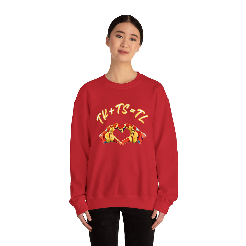 SWELCE TK+TS=TL Black -Unisex Heavy Blend™ Crewneck Sweatshirt