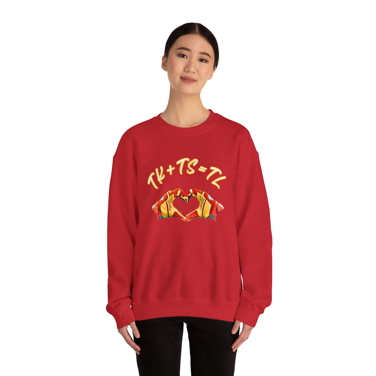 SWELCE TK+TS=TL Black -Unisex Heavy Blend™ Crewneck Sweatshirt