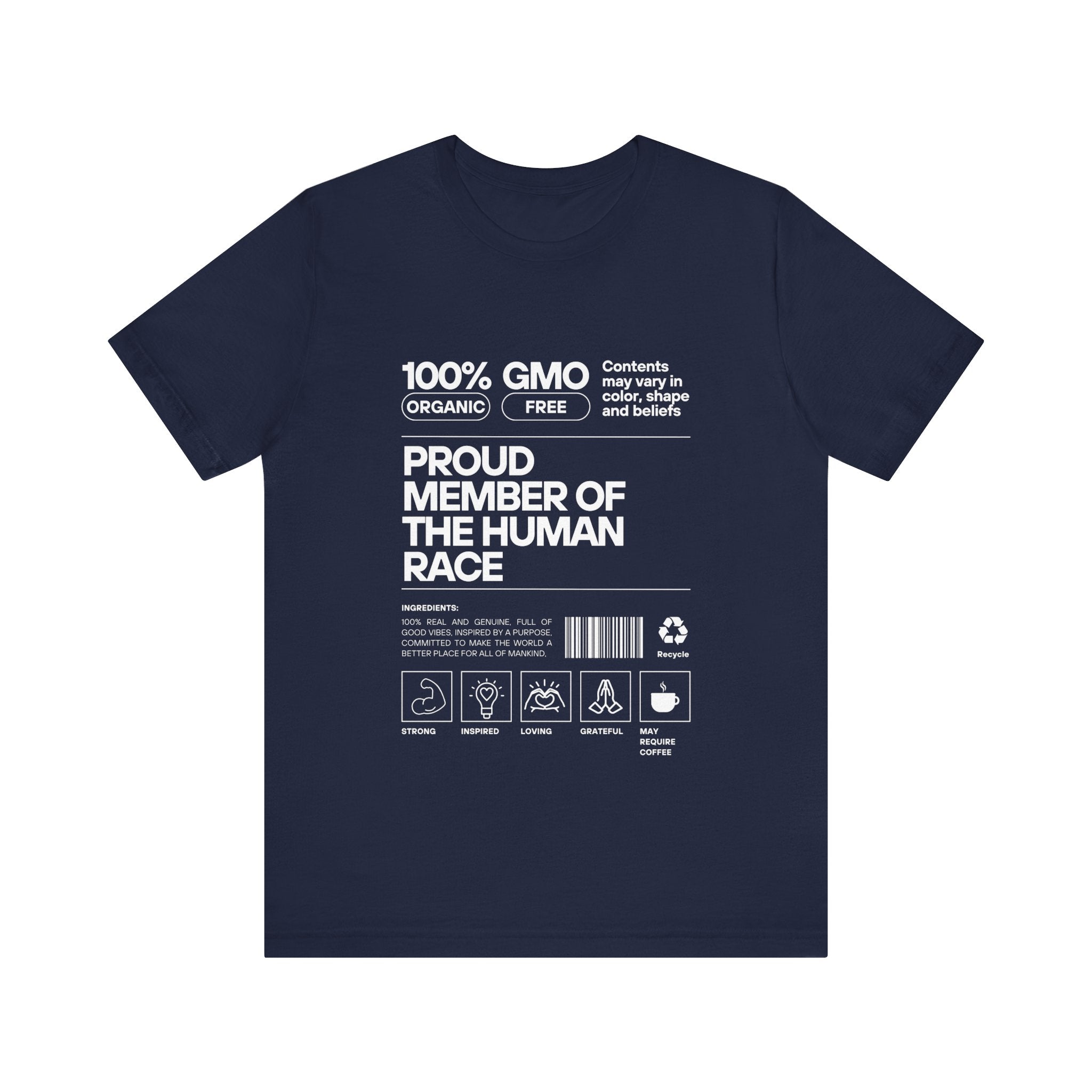 Proud Member of the Human Race-Unisex Jersey Short Sleeve Tee