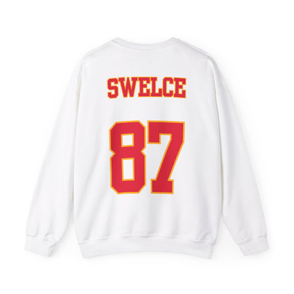 SWELCE #87 TK+TS=TL Original Love Glove Design (Vers.#3 for white)-Unisex Crewneck Sweatshirt