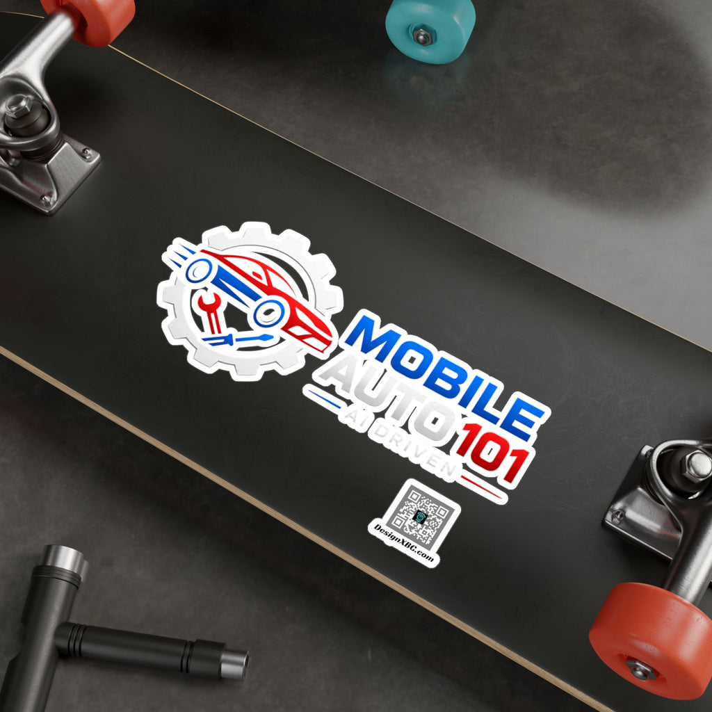 Mobile Auto 101 Logo 2nd Version Kiss-Cut Vinyl Decal