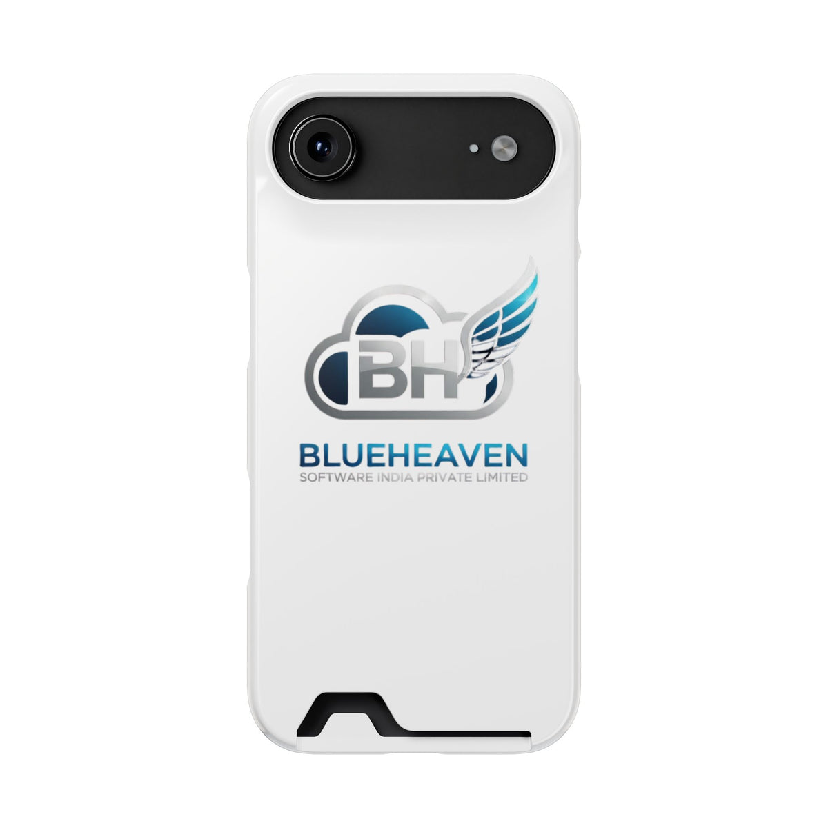 BlueHeaven Logo Phone Case with Card Holder