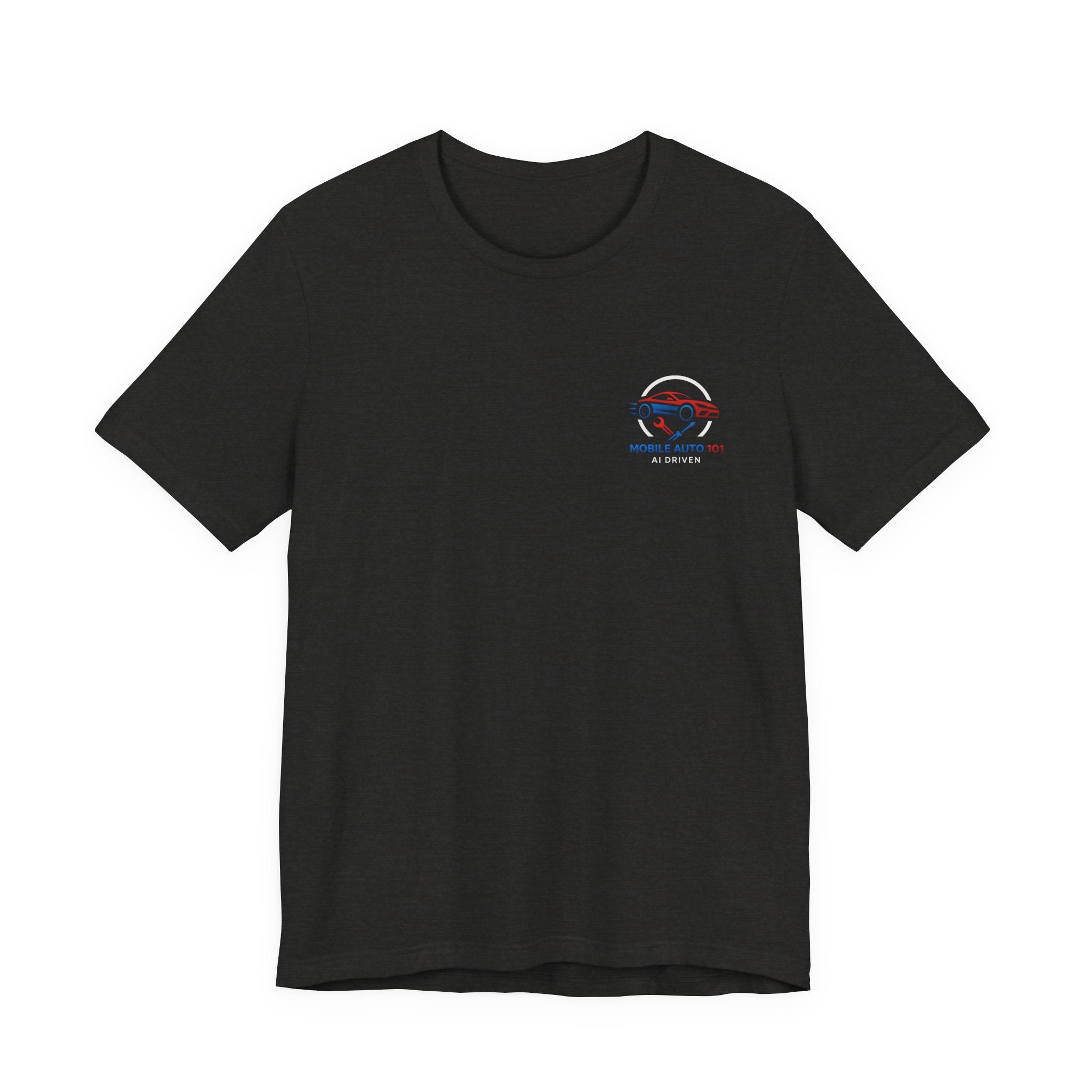 Mobile Auto 101 2nd Ed. (front and back design)-Unisex Jersey Short Sleeve Tee