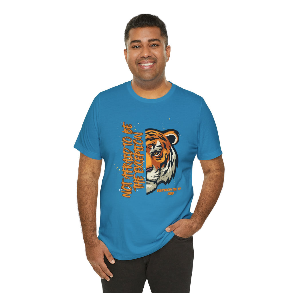 Not Afraid to Be the Exception-Unisex Jersey Short Sleeve Tee