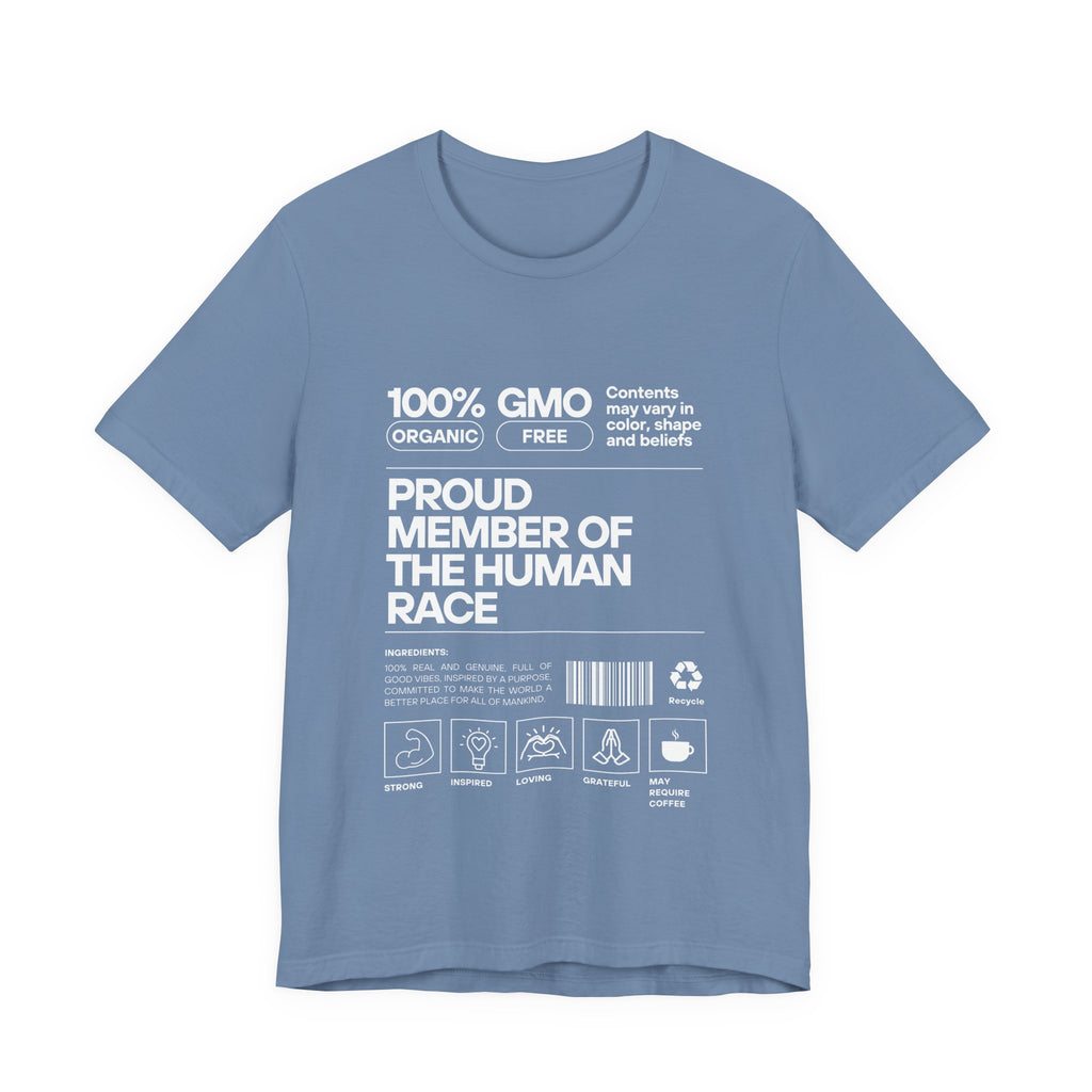Proud Member of the Human Race-Unisex Jersey Short Sleeve Tee