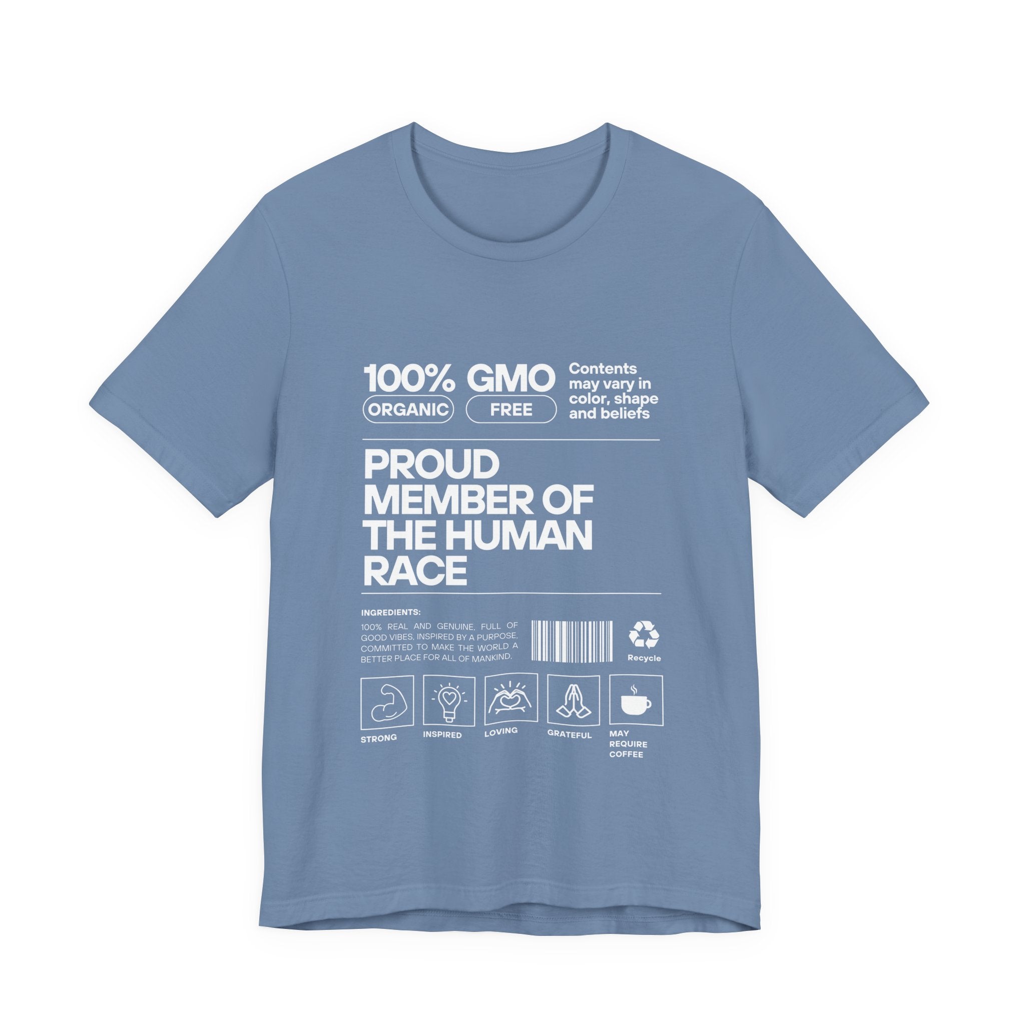 Proud Member of the Human Race-Unisex Jersey Short Sleeve Tee