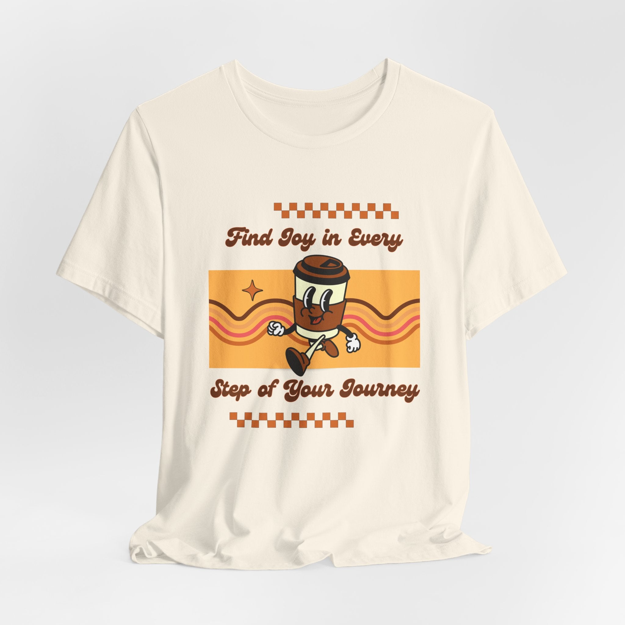 Find Joy in Every Step of Your Journey-Unisex Jersey Short Sleeve Tee