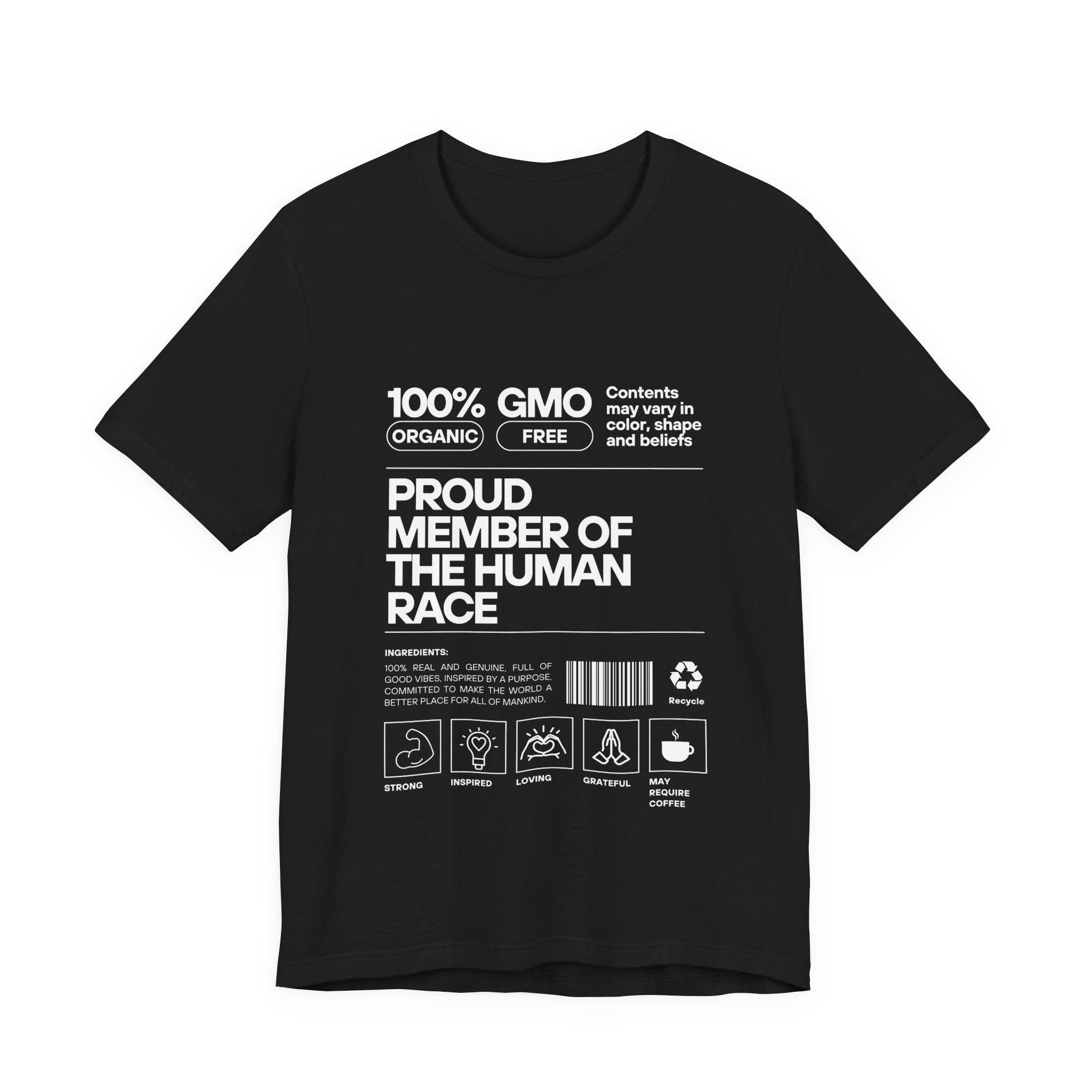 Proud Member of the Human Race-Unisex Jersey Short Sleeve Tee