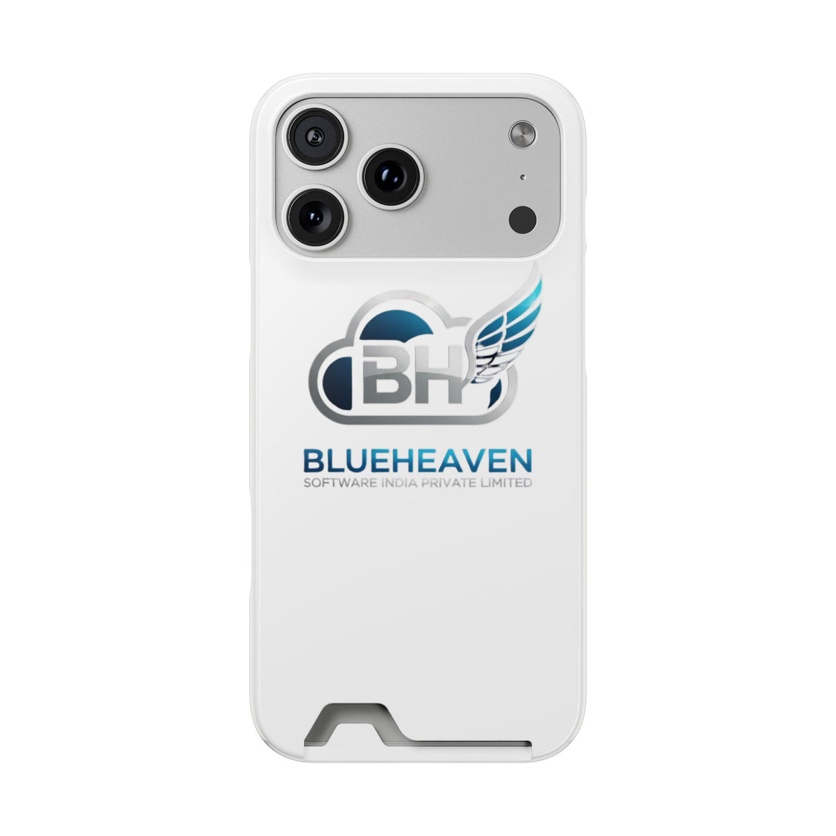 BlueHeaven Logo Phone Case with Card Holder