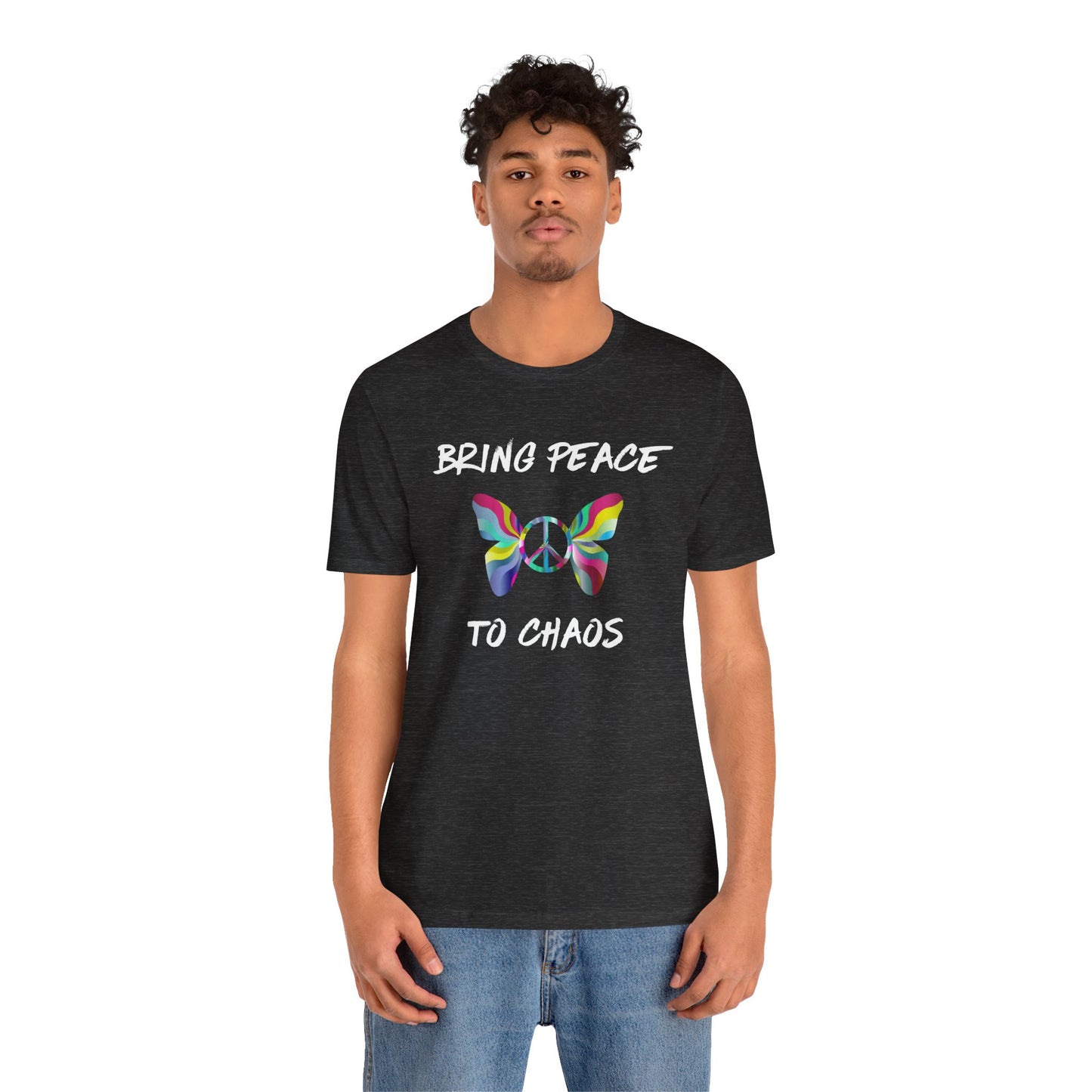 Bring Peace to Chaos-Unisex Jersey Short Sleeve Tee