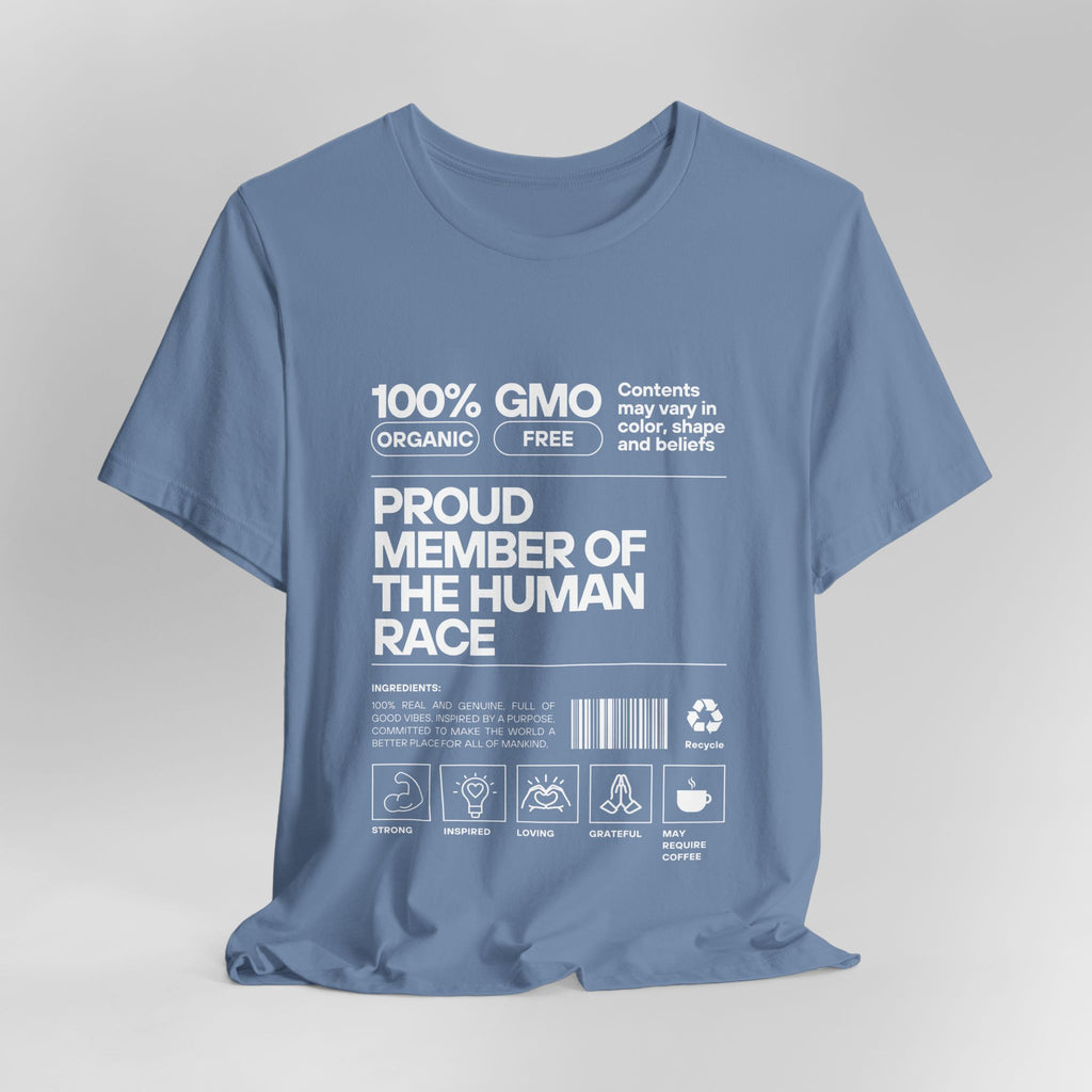 Proud Member of the Human Race-Unisex Jersey Short Sleeve Tee